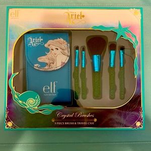 elf Disney Ariel Crystal Brushes and Travel Case